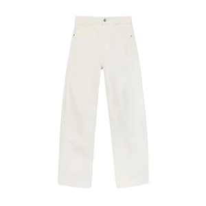 Mint Velvet Cream Barrel Leg Jeans